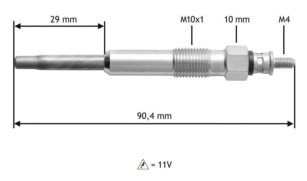 Bougie de préchauffage VALEO ref. 345102